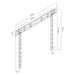 Maclean ultra flat wall mount for TV 40-85’’ max VESA 600x400 load up to 80kg MC-123 - Brackets for TVs