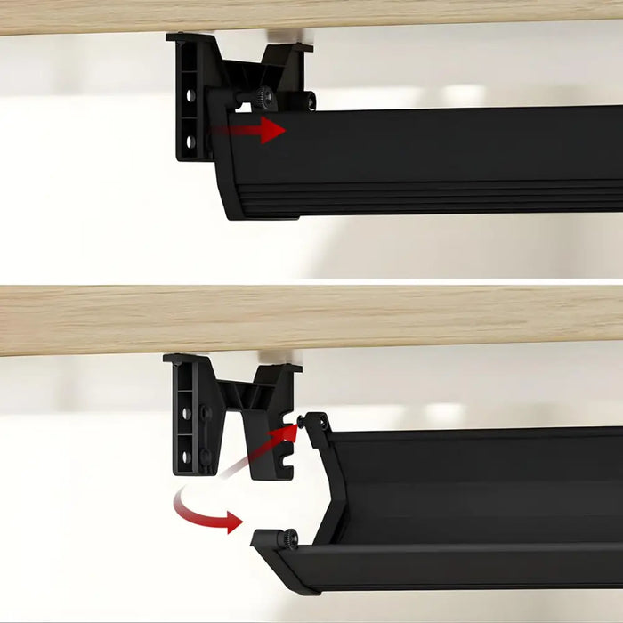 Maclean under-desk cable/extension organizer max. load 5kg black MC-106 B - AccessoriesTVA-AKC<<<TV