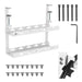 Maclean under-desk cable organizer max. load 5kg 2 levels white MC-104 W - AccessoriesTVA-AKC<<<TV