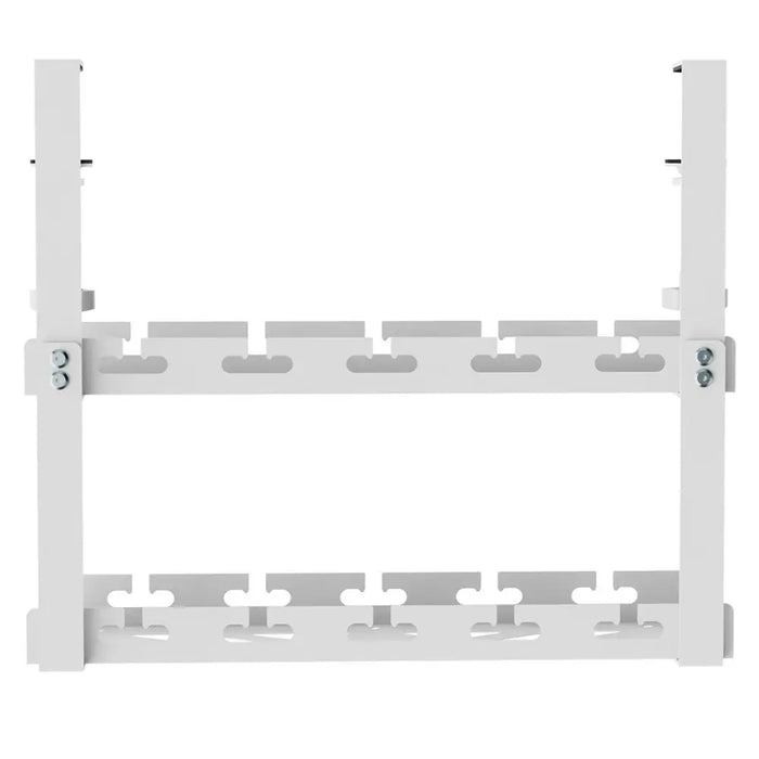 Maclean under-desk cable organizer max. load 5kg 2 levels white MC-104 W - AccessoriesTVA-AKC<<<TV