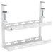 Maclean under-desk cable organizer max. load 5kg 2 levels white MC-104 W - AccessoriesTVA-AKC<<<TV