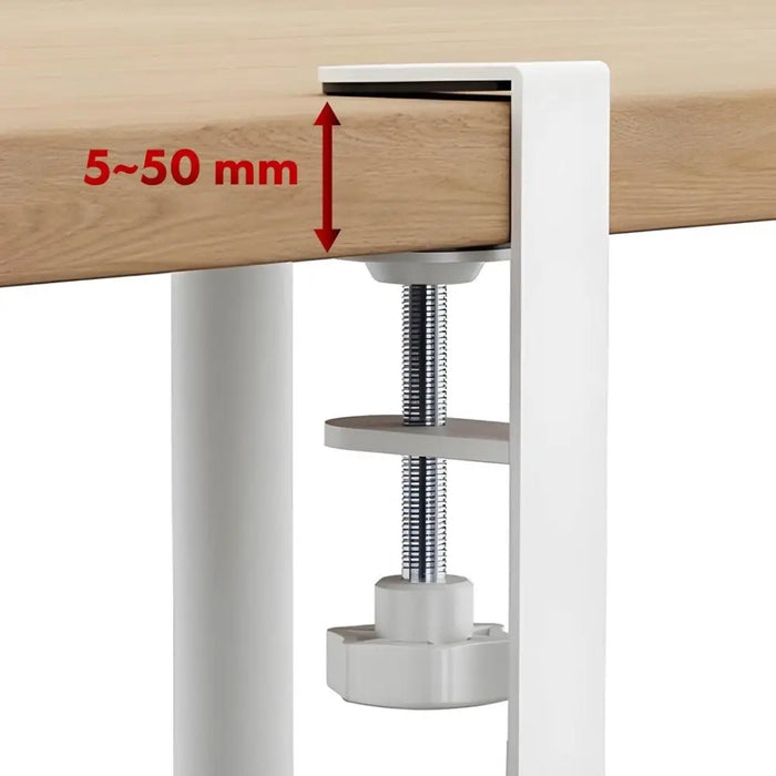 Maclean under-desk cable organizer max. load 5kg max. 728mm white MC-103 W - AccessoriesTVA-AKC<<<TV