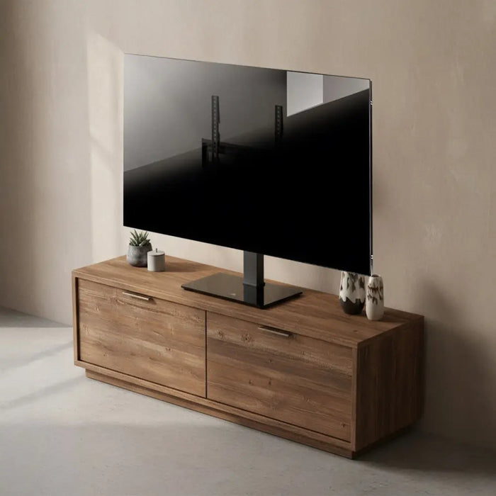 Maclean universal TV stand for RTV cabinet stand max. 40kg max. VESA 400x400 height and angle adjustment for 32-65’’ TV