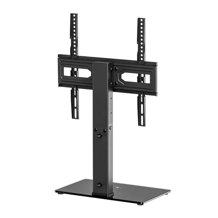 Maclean universal TV stand for RTV cabinet stand max. 40kg max. VESA 400x400 height and angle adjustment for 32-65’’ TV