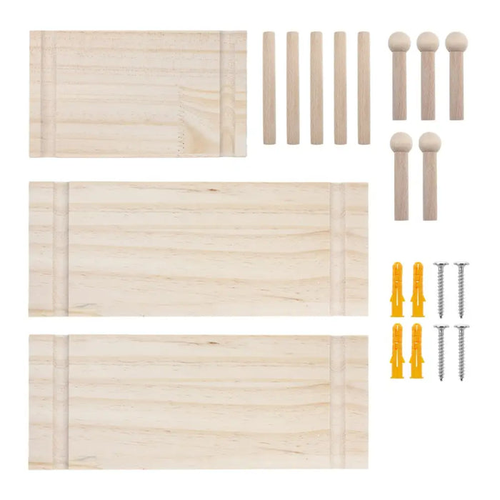 Maclean wooden board organizer light wood color 40x60 cm max. 20 kg MC-130 WD - Wall decorationsWYS-DEK<<<Home