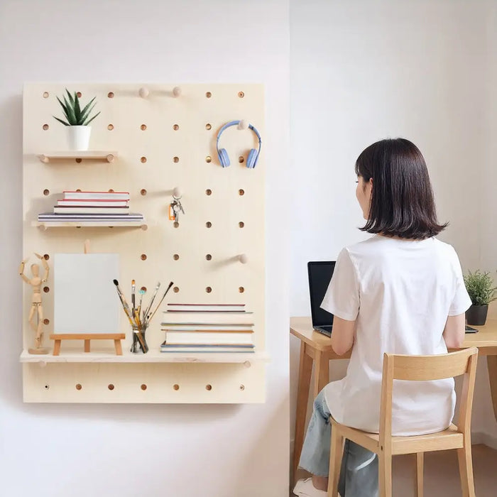 Maclean wooden board organizer light wood color 60x80 cm max. 20 kg MC-131 WD - Wall decorationsWYS-DEK<<<Home