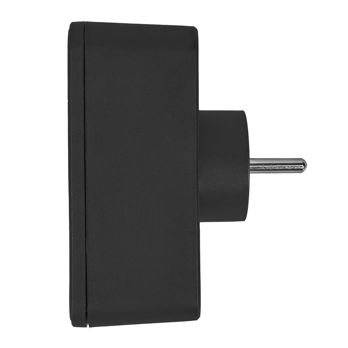 Maclean current socket x2 + 4xUSB, splitter with 2 sockets, 2xUSB A, 2xUSB C PD 20W, 1x16A + 1x6A, MCE249 F/B