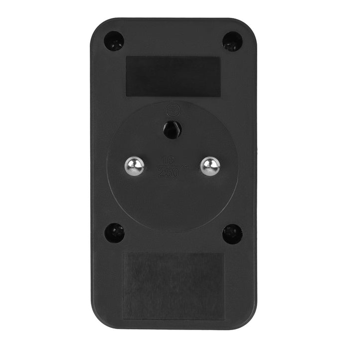 Maclean current socket x2 + 4xUSB, splitter with 2 sockets, 2xUSB A, 2xUSB C PD 20W, 1x16A + 1x6A, MCE249 F/B