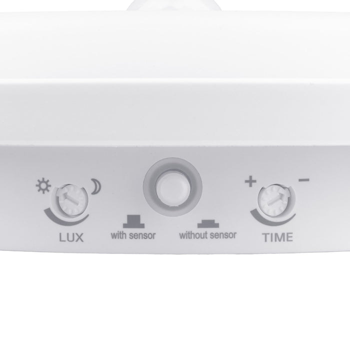 Maclean LED lamp with motion sensor, PIR sensor, white, 10W, IP65, 1000lm, neutral color, MCE525 W