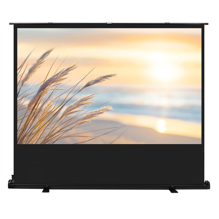 Maclean MC-212 Portable Projection Screen, Compact, Floor, 80", 16:10
