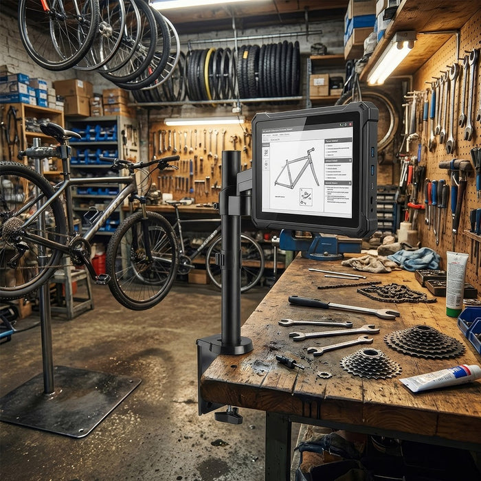 Maclean MC-775 monitor mount / stand 81.3 cm (32") Grey Desk