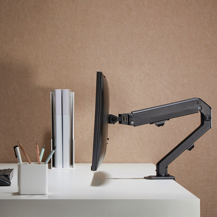 Maclean MC-906 Monitor Mount Holder Desk Table Mount 17" - 27" Adjustable Rotatable VESA 7 kg