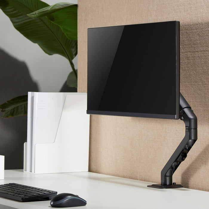 Maclean MC-906 Monitor Mount Holder Desk Table Mount 17" - 27" Adjustable Rotatable VESA 7 kg