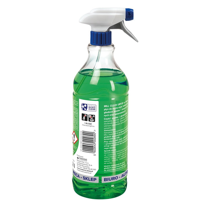 Mill Clean Wash liquid for cleaning windows, glass, mirrors, tiles with lily of the valley fragrance 1.22 L