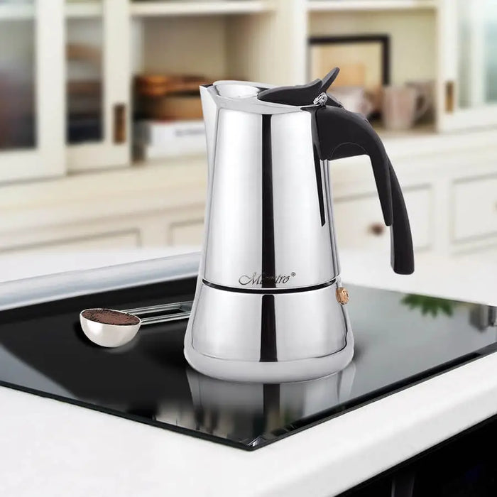 Maestro 4 cup coffee machine MR-1660-4 silver - Tea and coffee makersAGD-ZAP<<<Home Appliance - ProductsAGD<<<ActionPL