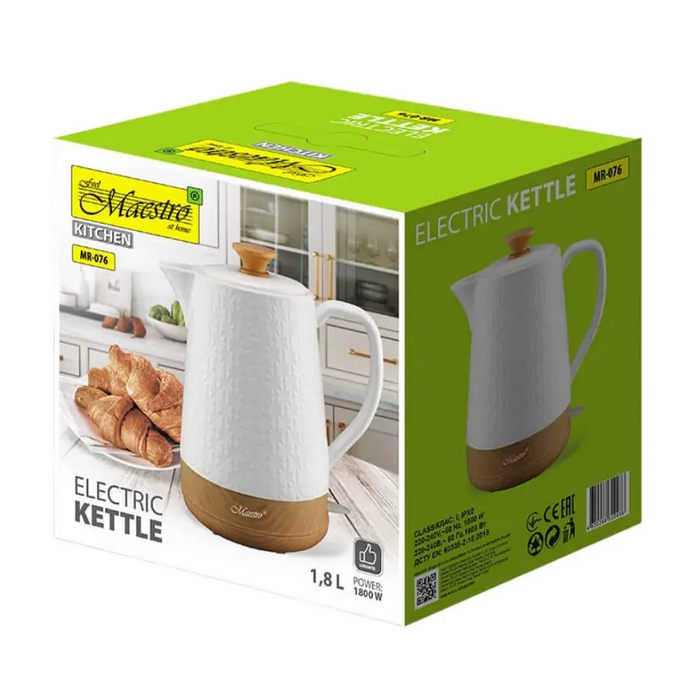 MAESTRO MR-076 ceramic electric kettle - Electric kettlesAGD-CZE<<<Home Appliance - ProductsAGD<<<ActionPL