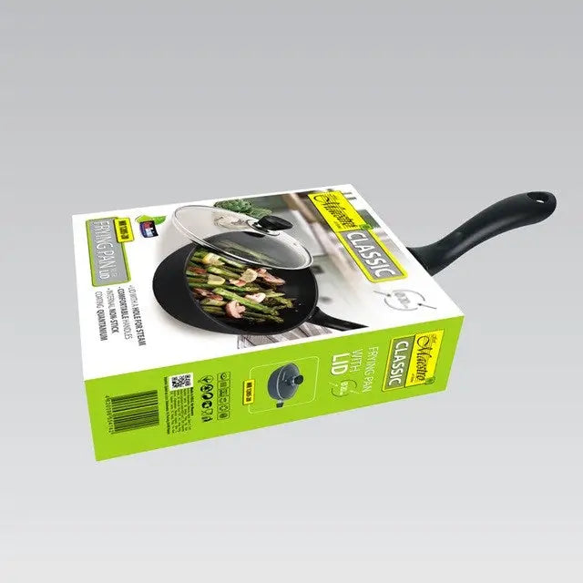 Maestro MR-1205-28 Frying pan with lid 28 cm black - Non-electric pots / pansAGD-GAR<<<Home Appliance