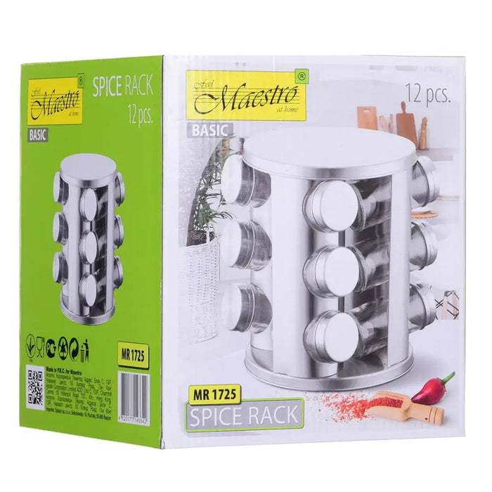 Maestro MR-1725 set of stand and 12 spice containers - General purpose accessoriesAGA-AKO<<<_Home Appliance