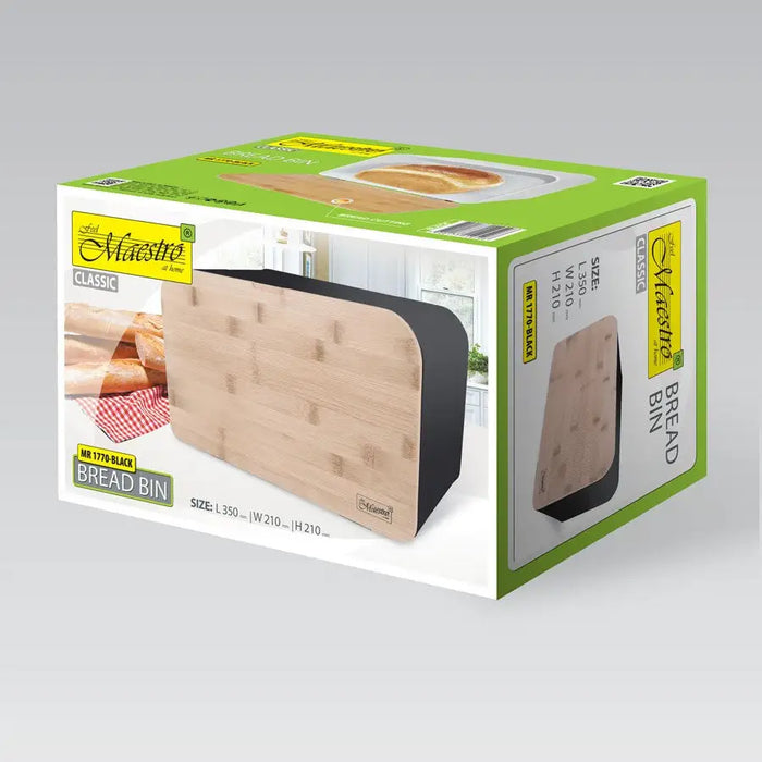 Maestro MR-1770-Black Breadbasket - Food containers (made of metal)AGD-PNM<<<Home Appliance - ProductsAGD<<<ActionPL