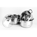 MAESTRO MR-2020-6M 6-piece cookware set stainless steel - Non-electric pots / pansAGD-GAR<<<Home Appliance