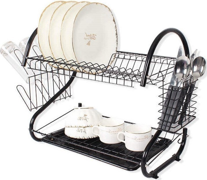 Dish drying rack 53 cm MR-1025-53-BLACK Maestro