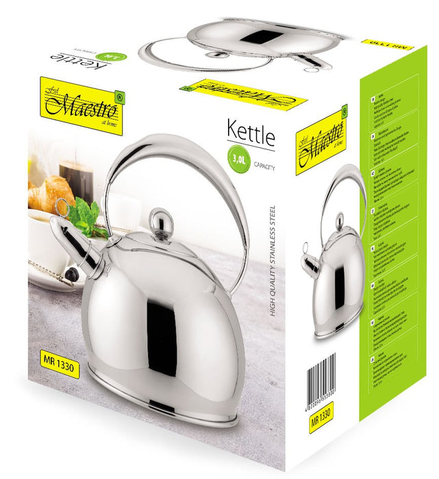 Non-electric kettle Maestro MR-1330 Silver 3.0 L