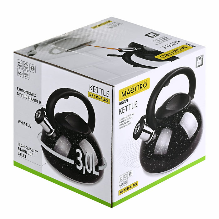 Non-electric kettle MAESTRO MR-1316-BLACK Black