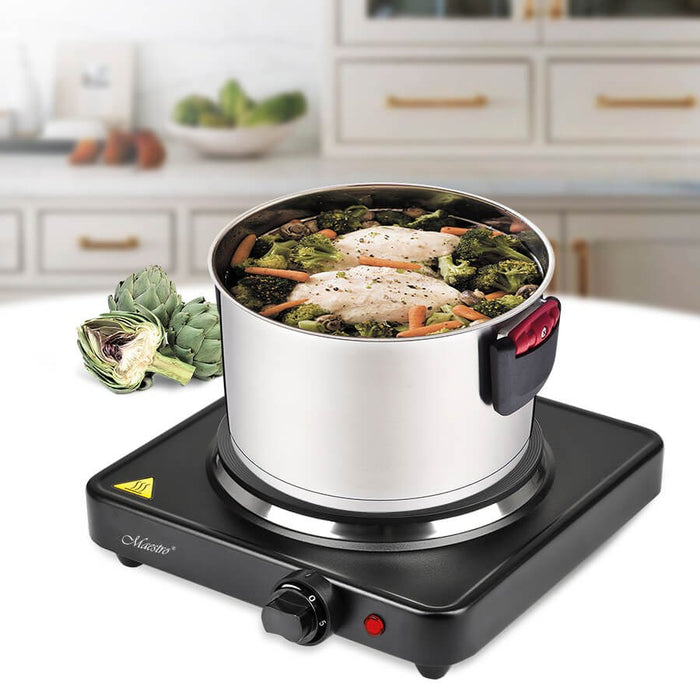Maestro MR-772-1 hob Black Countertop Sealed plate 1 zone(s)