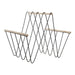 Magazine rack DKD Home Decor 8424001814008 41 x 31 x 36 cm Black Iron MDF Wood - Декорация и Осветление<<<Дом
