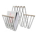 Magazine rack DKD Home Decor 8424001814008 41 x 31 x 36 cm Black Iron MDF Wood - Декорация и Осветление<<<Дом