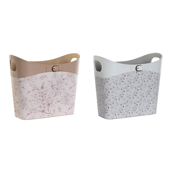 Magazine rack DKD Home Decor Blue White Grey Light Pink Polyurethane PVC 39 x 21 x 34 cm (2 Units) - Декорация и