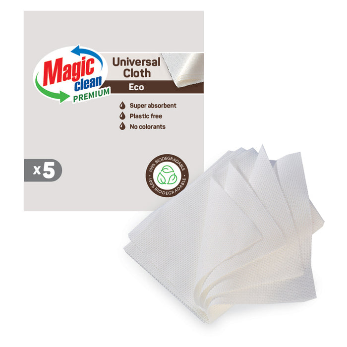 BIODEGRADABLE TOWEL 5 PCS MAGIC CLEAN