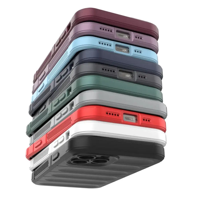 Magic Shield Case for iPhone 12 Pro flexible armored burgundy cover - Cell phone cases and covers<<<HurtelXML