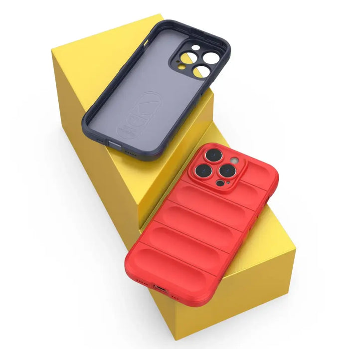 Magic Shield Case case for iPhone 14 Pro elastic armored cover in burgundy - Cell phone cases and covers<<<HurtelXML