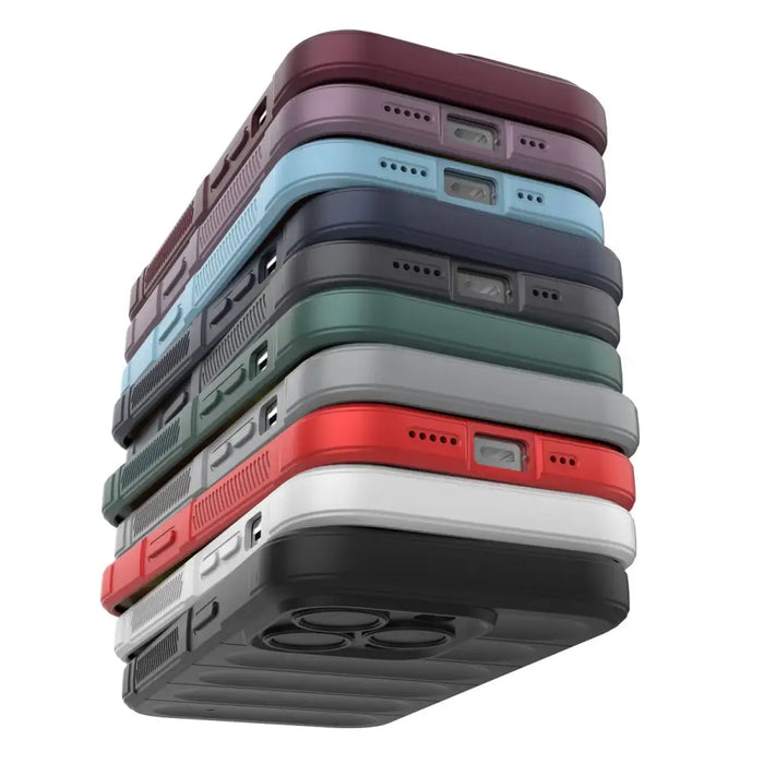 Magic Shield Case case for iPhone 14 Pro elastic armored cover in burgundy - Cell phone cases and covers<<<HurtelXML