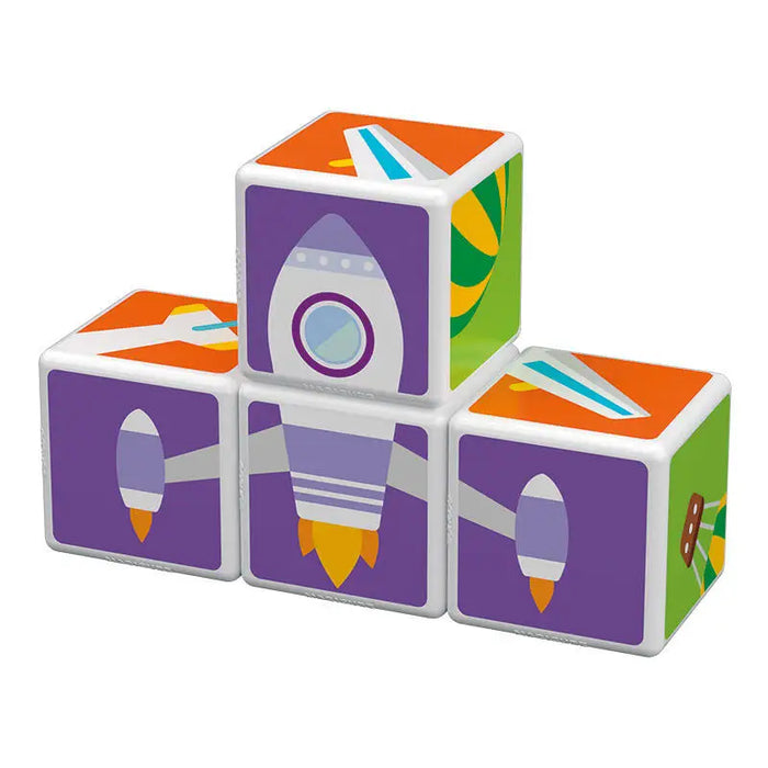 Magicube Printed Transport magnetic blocks + cards 7 elements GEOMAG GEO-122 - Blocks and construction