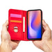 Magnet Card Case for iPhone 12 cover card wallet card stand red - Cell phone cases and covers<<<HurtelXML