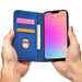 Magnet Card Case for iPhone 13 cover card wallet card stand blue - Cell phone cases and covers<<<HurtelXML