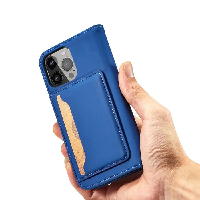 Magnet Card Case for iPhone 13 cover card wallet card stand blue - Cell phone cases and covers<<<HurtelXML