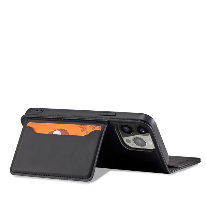Magnet Card Case for iPhone 13 mini cover card wallet card stand black - Cell phone cases and covers<<<HurtelXML