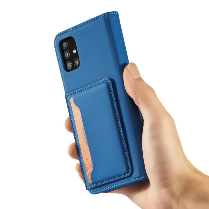 Magnet Card Case Case for Xiaomi Redmi Note 11 Pouch Card Wallet Card Holder Blue - Cell phone cases