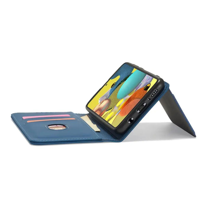 Magnet Card Case Case for Xiaomi Redmi Note 11 Pouch Card Wallet Card Holder Blue - Cell phone cases