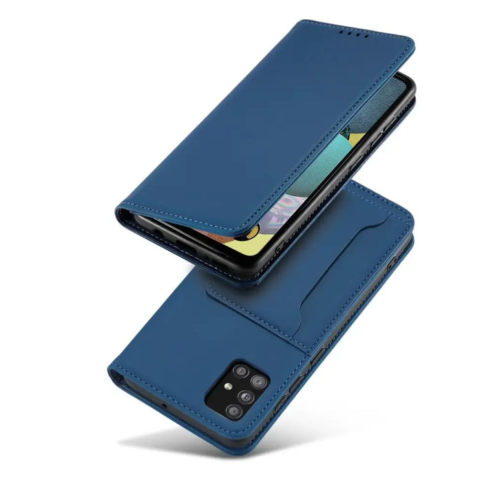 Magnet Card Case Case for Xiaomi Redmi Note 11 Pouch Card Wallet Card Holder Blue - Cell phone cases