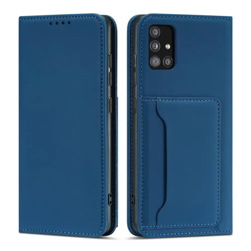 Magnet Card Case Case for Xiaomi Redmi Note 11 Pouch Card Wallet Card Holder Blue - Cell phone cases