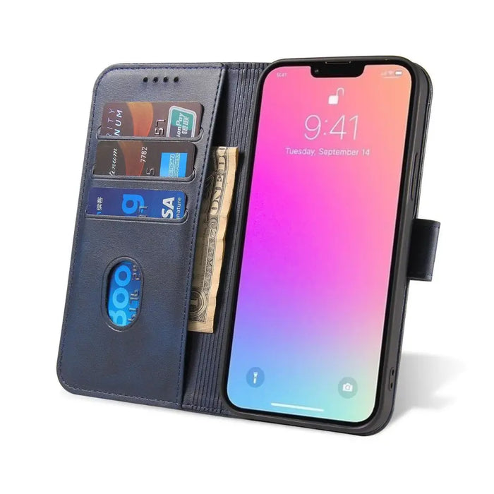 Magnet Case Cover for Xiaomi Redmi Note 12 Pro / Poco X5 Pro 5G Cover Flip Wallet Stand Blue - Cell phone cases