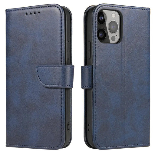 Magnet Case Cover for Xiaomi Redmi Note 12 Cover with Flip Wallet Stand Blue - Cell phone cases and covers<<<HurtelXML