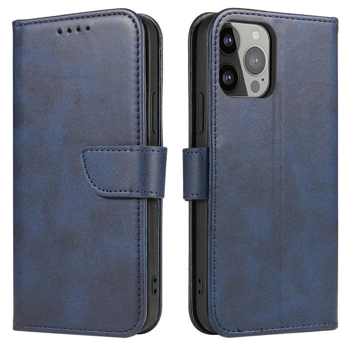 Magnet Case Cover for Xiaomi Redmi Note 12 Cover with Flip Wallet Stand Blue - Cell phone cases and covers<<<HurtelXML