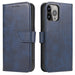Magnet Case elegant bookcase type case with kickstand for iPhone 13 Pro blue - Cell phone cases and covers<<<HurtelXML