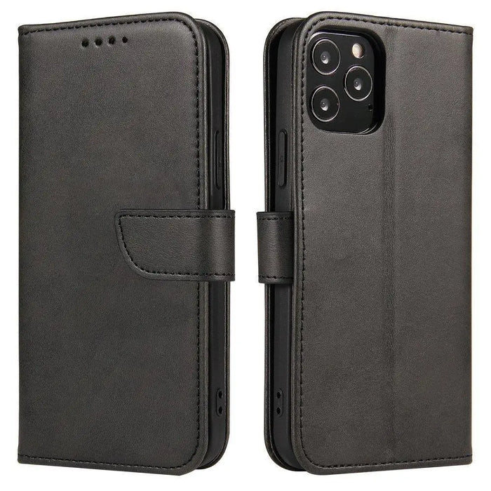 Magnet Case elegant case case cover with a flap and stand function Realme 9i black - Cell phone cases