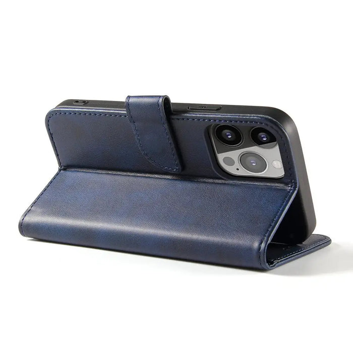 Magnet Case for Samsung Galaxy A14 5G cover with flip wallet stand blue - Cell phone cases and covers<<<HurtelXML